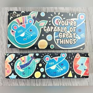 ZOX "YOU'RE CAPABLE OF GREAT THINGS" #845 UNRELEASED GOLDIE VAN GOGH WRISTBAND